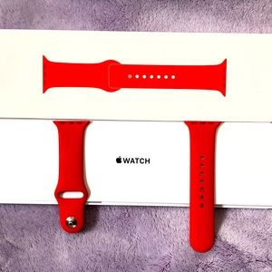 REAL Apple Watch Red Sport Band 40mm